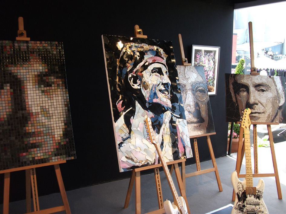 Ed Chapman Mosaics at Hard Rock Calling 1